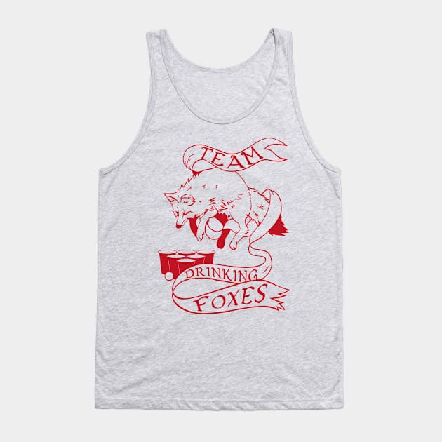 Drinking Foxes Tank Top by KarlderTolle